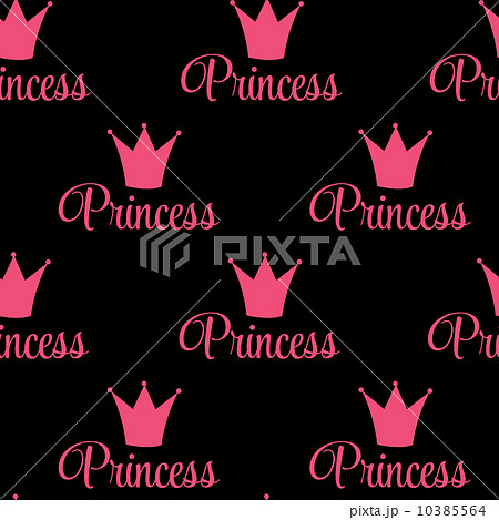 Princess Crown Seamless Pattern Background Vector Illustration. Princess Crown Seamless Pattern Background Vector Illustration. 10385564