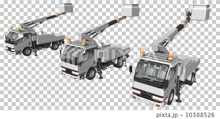 aerial work platform, 3d, three dimensional 10388526