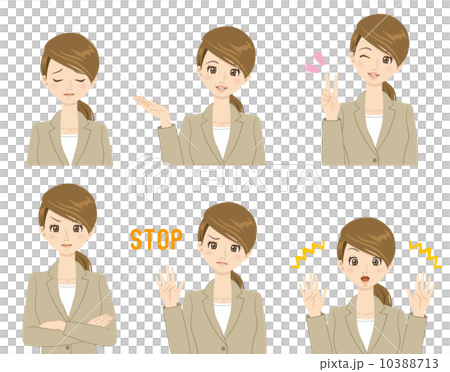 OL pose facial expression set 10388713