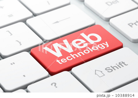 SEO web development concept: Web Technology on computer keyboard SEO web development concept: Web Technology on computer keyboard 10388914