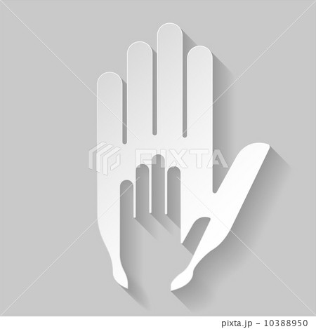 Paper helping hand Paper helping hand 10388950