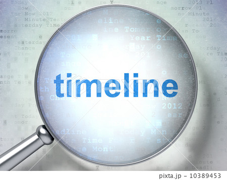 Timeline concept: Timeline with optical glass 10389453
