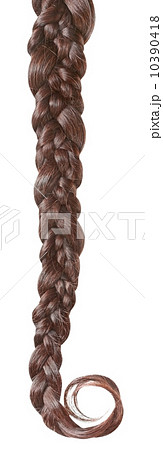 Braid isolated on white. 10390418