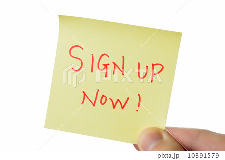 署名する sign up 10391579