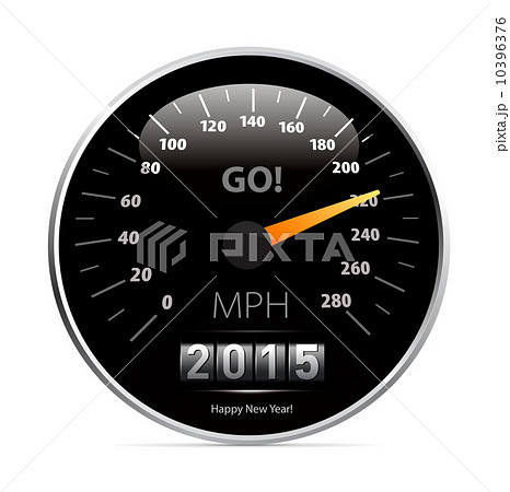 Calendar 2015 in speedometer car. Calendar 2015 in speedometer car. 10396376