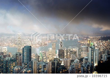 Hong Kong island from Victoria's Peak 10396715