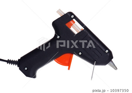 Hot glue pistol isolated on white background Hot glue pistol isolated on white background 10397350