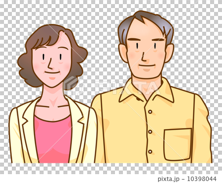 中年夫婦03のイラスト素材