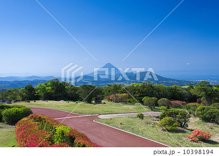 千貫平自然公園からの開聞岳 10398194
