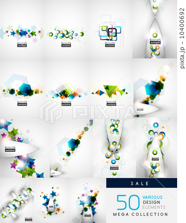 Various shaped abstract backgrounds 10400692