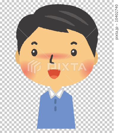 二頭身人物 男性のイラスト素材 10402740 Pixta