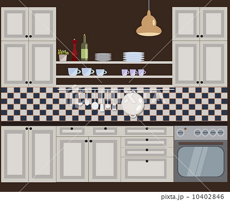 vector illustration of kitchen 10402846