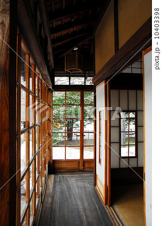 Corridor Of Japanese House Stock Photo