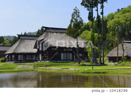 【新潟県】夏の里山風景 10418296