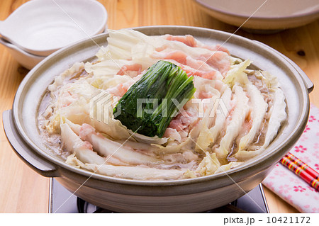 豚バラと白菜の重ね鍋 10421172