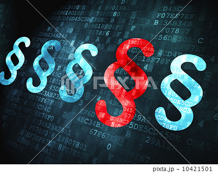 Law concept: Paragraph on digital background Law concept: Paragraph on digital background 10421501