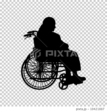 輪椅的老年人 輪椅的老年人 10421887
