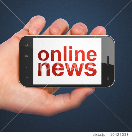 News concept: smartphone with Online News News concept: smartphone with Online News 10422033