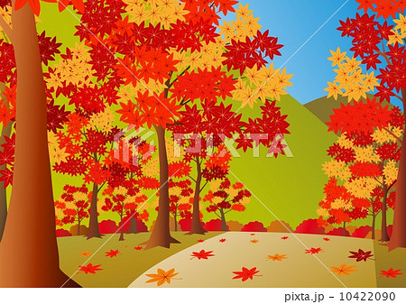 Autumn Road - Stock Illustration [10422090] - Pixta