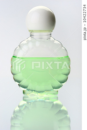 Transparent bottle with shampoo Transparent bottle with shampoo 10422734