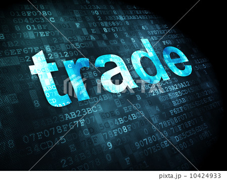 business concept: Trade on digital background 10424933