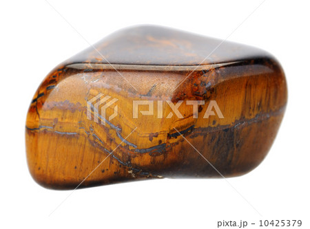 Tiger's eye, isolated. 10425379
