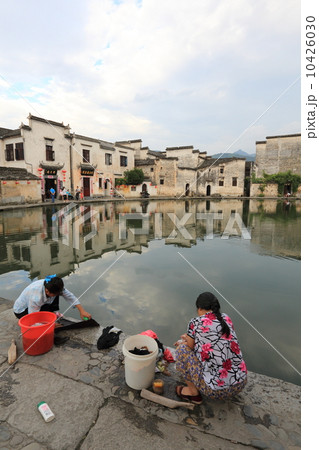 中国安徽省の古村落 宏村 中国安徽省の古村落 宏村 10426030