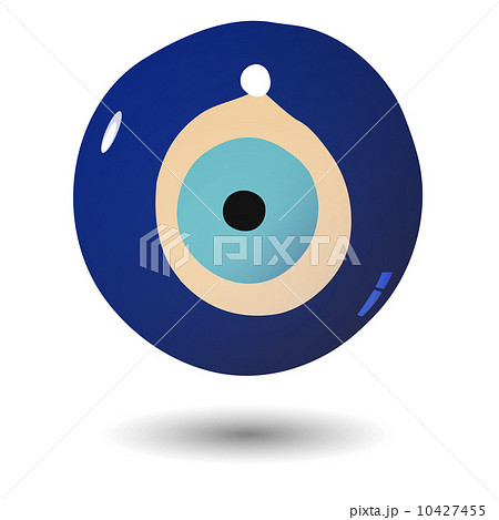 Illustration of Turkish evil eye bead 10427455
