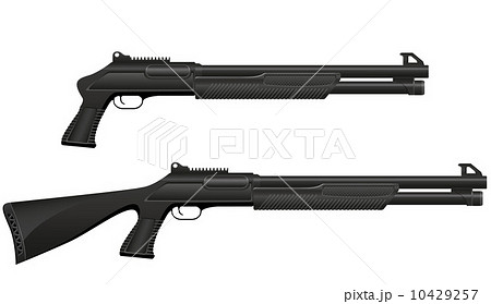 shotgun vector illustration 10429257