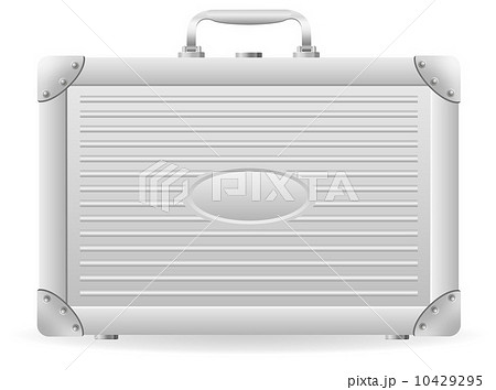metallic briefcase vector illustration 10429295