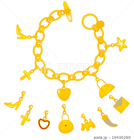 Golden Charms Bracelet Golden Charms Bracelet 10430260