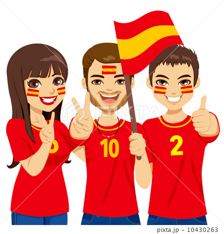 Spaniard Soccer Fans 10430263