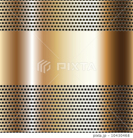 Golden background perforated sheet 10430468