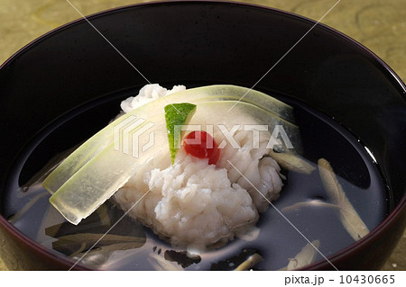 魚貝類　魚　はも　はも料理　一品料理　和食　日本食　吸い物　お椀もの 10430665