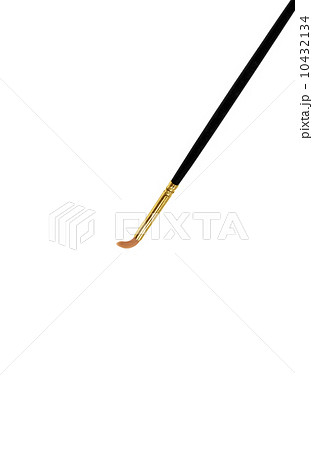 black & golden brush isolated on white black & golden brush isolated on white 10432134