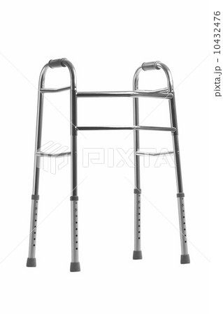Walker, orthopedic equipment over white 10432476