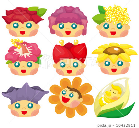cartoon flower fairy icon cartoon flower fairy icon 10432911