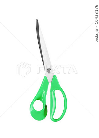 Green scissors 10433176