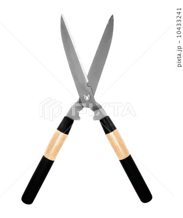 garden scissors isolated on white 10433241