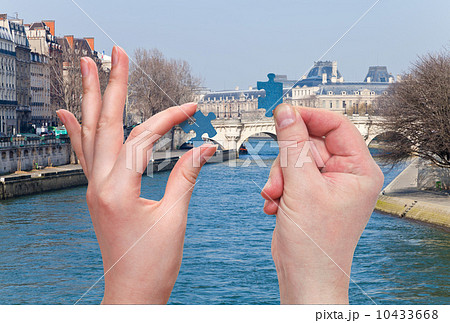 male and female hands with little puzzle pieces male and female hands with little puzzle pieces 10433668