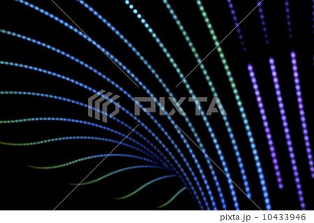 Neon abstract background of lines and bokeh 10433946