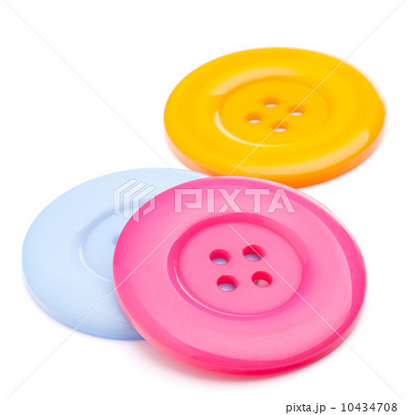 Sewing button isolated on white background cutout Sewing button isolated on white background cutout 10434708