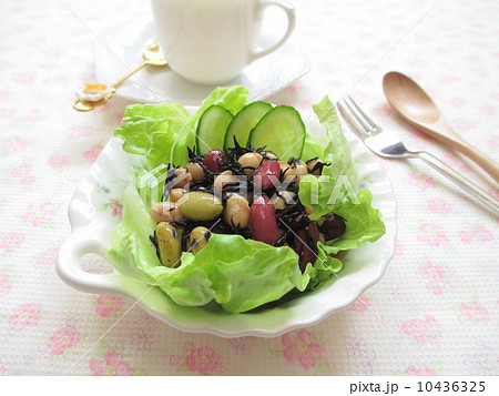 朝食イメージ 豆とひじきのサラダ 朝食イメージ 豆とひじきのサラダ 10436325