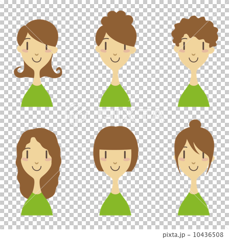 Women of various hairstyle 10436508