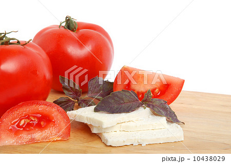Cheese, tomato and basil 10438029