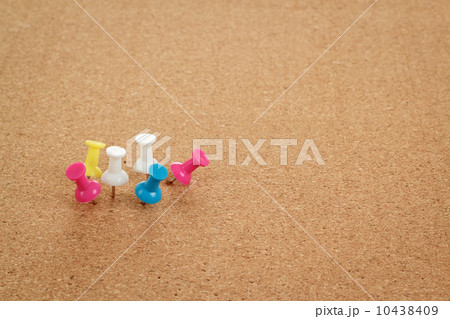 cork board with color pins cork board with color pins 10438409