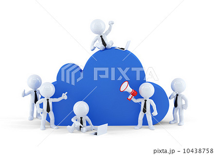 Cloud computing business concept. 10438758