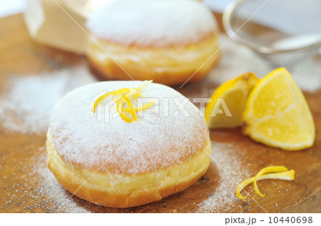 donut with lemon donut with lemon 10440698