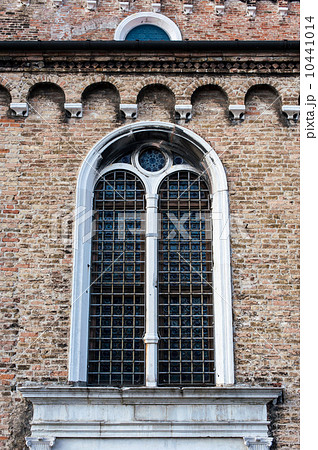 brick texture with a window in the Gothic style brick texture with a window in the Gothic style 10441014