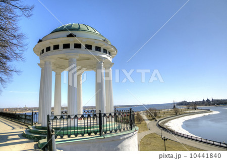 "Temple of Love" - Rotunda on quay of Volga and Korostel river. Yaroslavl, Russia "Temple of Love" - Rotunda on quay of Volga and Korostel river. Yaroslavl, Russia 10441840